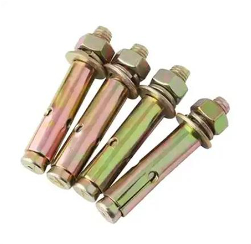 海斯迪克 M18*200mm 膨胀螺栓 4.8级 镀彩锌 10支/包 （单位：包）