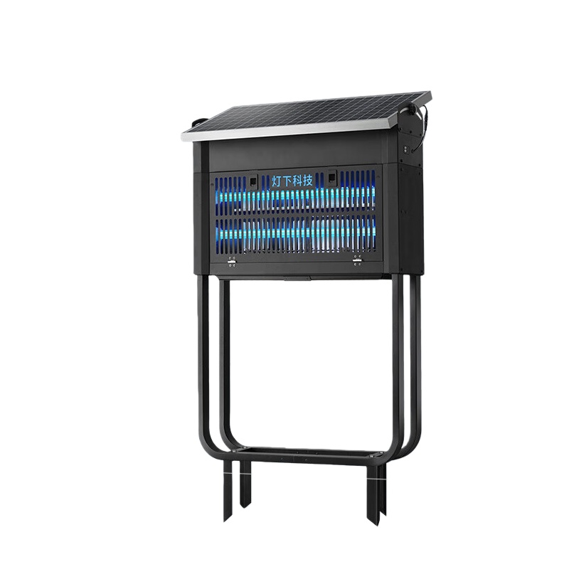 灯下科技 X7 太阳能户外灭蚊灯系列 雨控+自清洁 20W （单位：个） 黑色