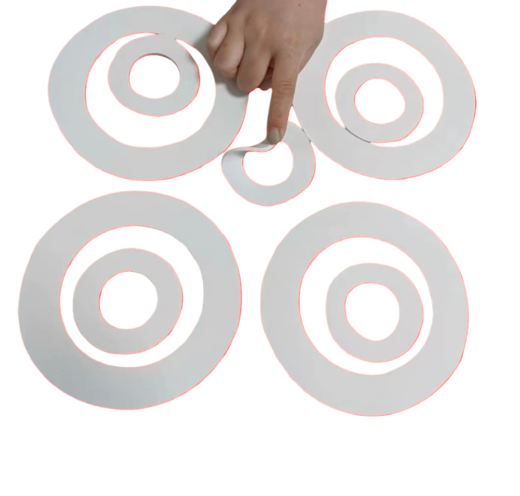 兴振 EPTFE RF 非金属垫片/垫圈 HG/T20606 DN25 PN10 3 （单位：片） 10片起订