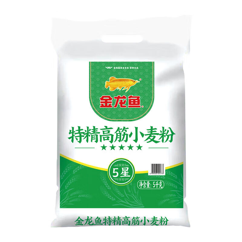 金龙鱼 特精 高筋小麦粉 5kg （单位：袋） 港区寻源专用