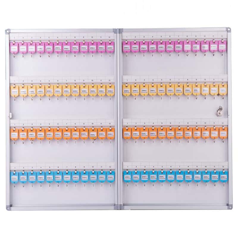 得力（deli） 50802 铝合金钥匙管理箱（单位：个） 银色