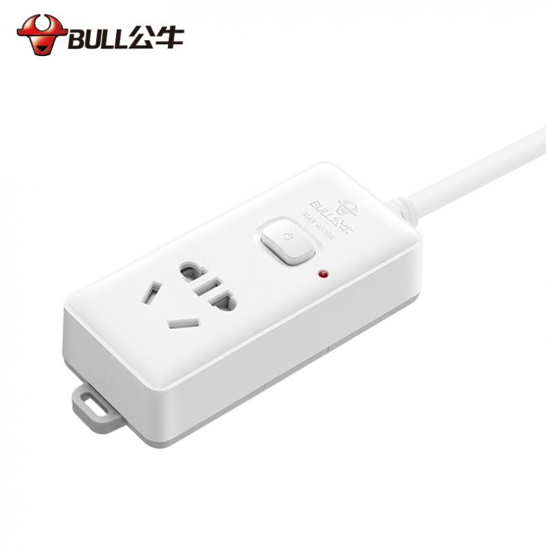 公牛（BULL） GN-104D 大功率16A空调插座 1位总控 3m （单位：个）